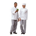 Black Baggy Chef Pants with 3" Elastic Waist (XS-XL)